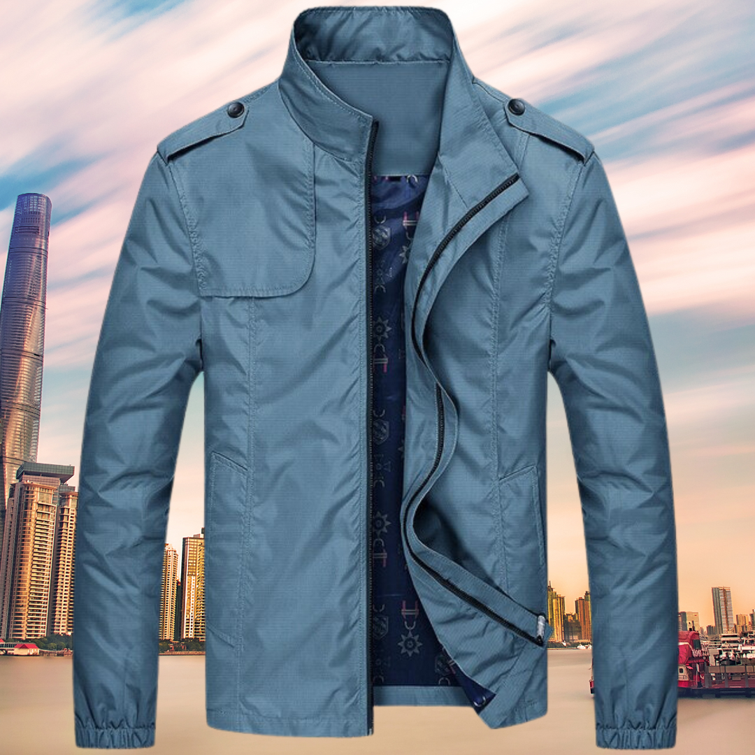 W&W Mode | Modische, Wasser Und Winddichte Herrenjacke Mit Kragen