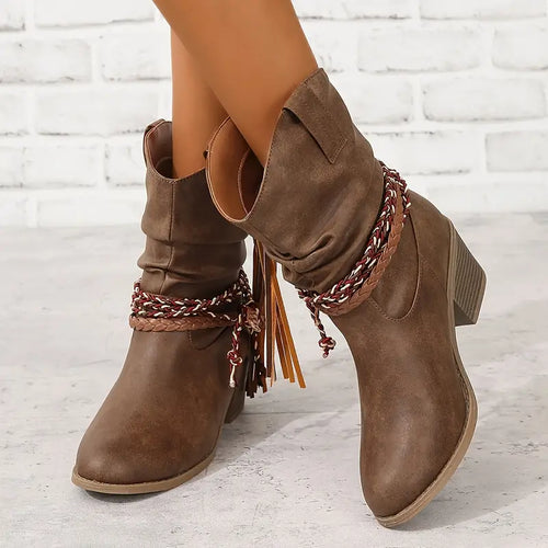 W&W Mode | Western-Stiefel mit Cowboy-Optik