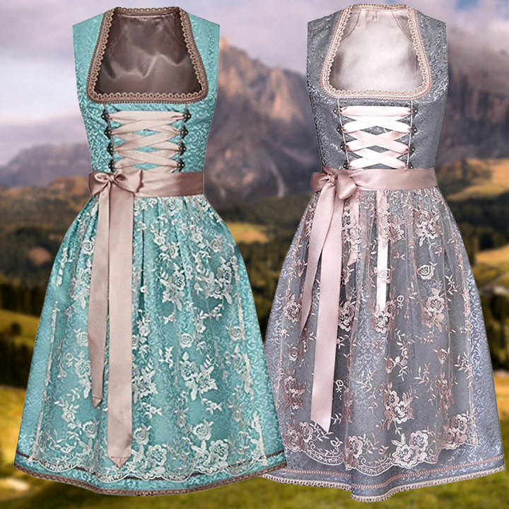W&W Mode | Einzigartiges Traditionelles Frauenkostüm Mit Schürze Und Bluse