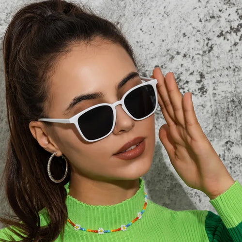 W&W Mode | Weinlese Quadratische Damen Sonnenbrille
