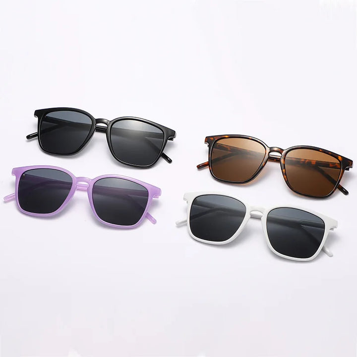 W&W Mode | Weinlese Quadratische Damen Sonnenbrille