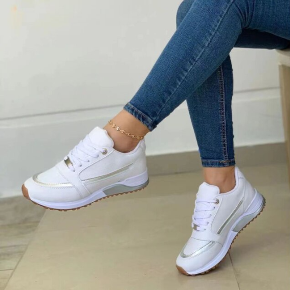 W&W Mode - Trendige Damen Freizeitsneaker