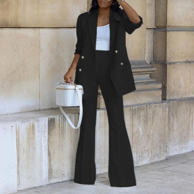 W&W Mode | Blazer Und Hose Satz Für Damen