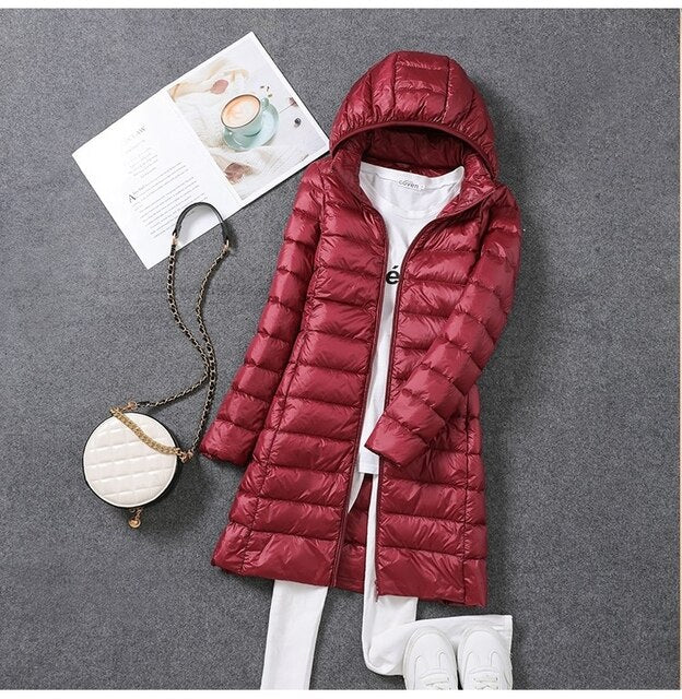 W&W Mode - Winterjacke Mit Abnehmbarer Kapuze