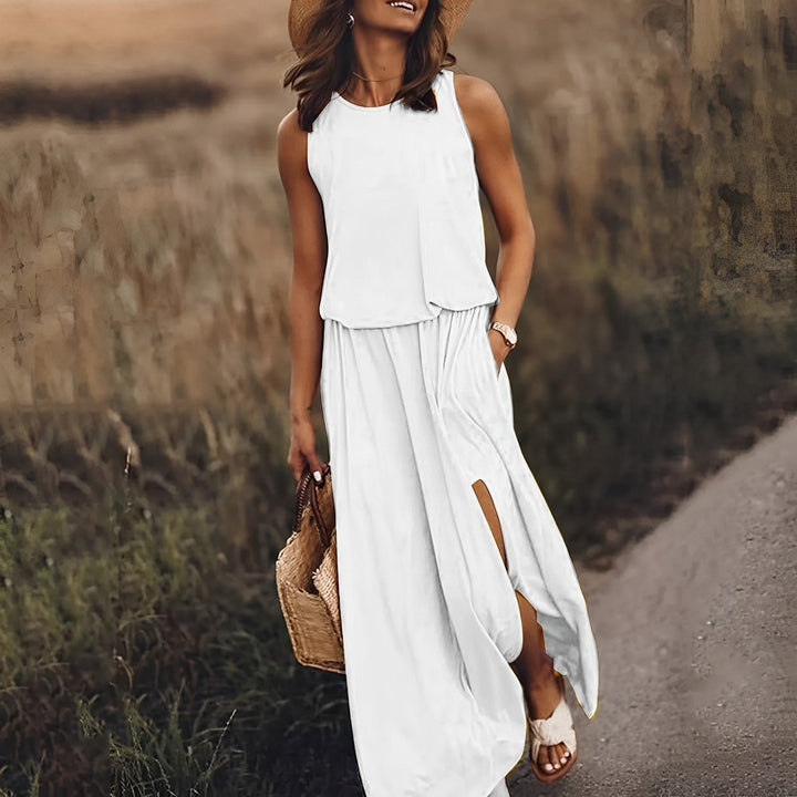 W&W Mode | Elegantes Farbenspiel Kleid