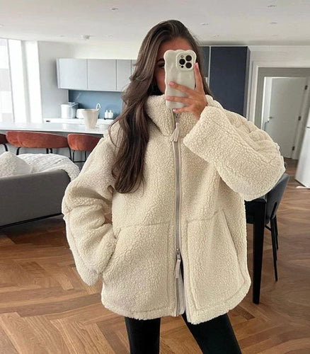 W&W Mode - Lammwolljacke für Damen