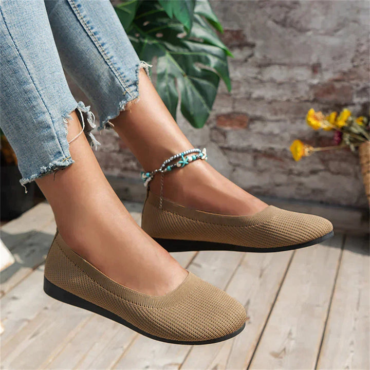 Khaki orthopädische schlupfschuhe