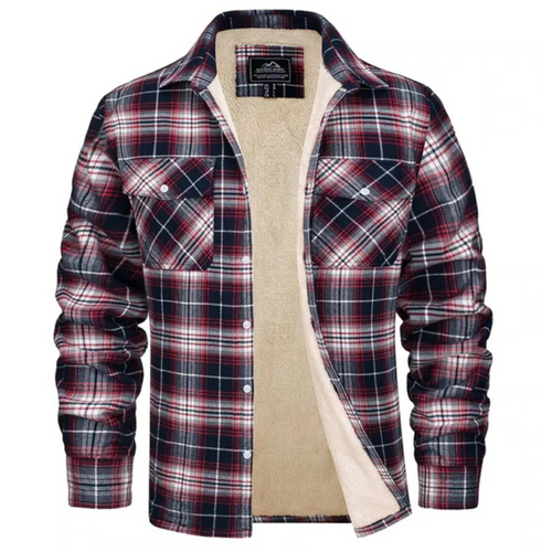 W&W Mode Karierte langärmelige lockere Kapuzenjacke für Damen