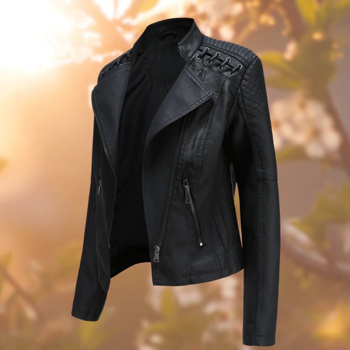 W&W Mode | Leder Damenjacke - Stilvolle und Bequeme Jacke für Jeden Anlass