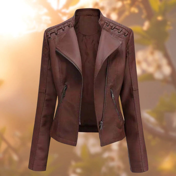 W&W Mode Lederjacke Frau