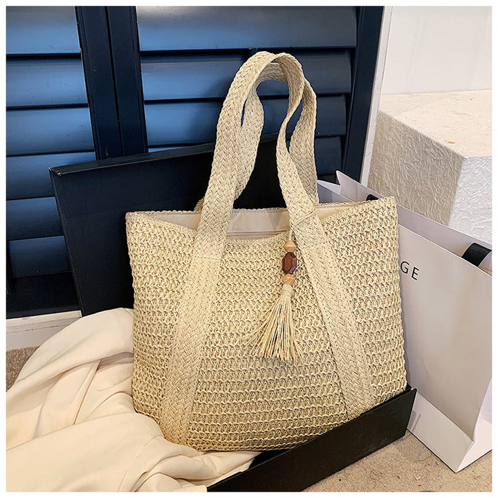 Damen-Sommertasche aus Stroh