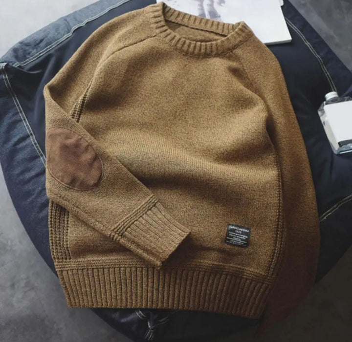 W&W Mode | Pullover mit zeitlosem Ellbogenpatch