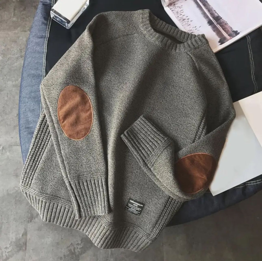 W&W Mode | Pullover mit zeitlosem Ellbogenpatch
