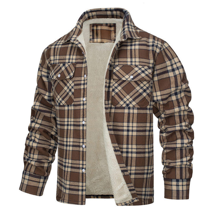 W&W Mode | Karo für Wärme Vielseitigkeit Herrenjacke