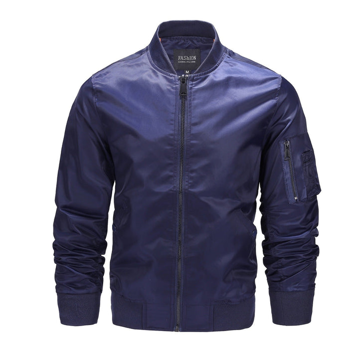 W&W Mode | Urban Military Bomberjacke Mit Reißverschlusstaschen Für Herren