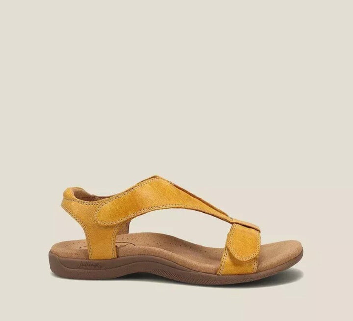 W&W Mode | Orthopädische Damen Ledersandalen