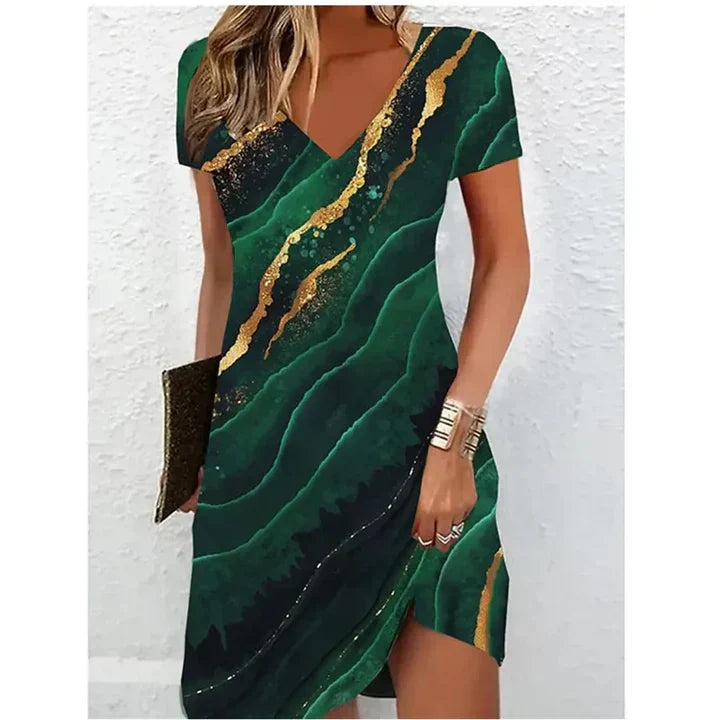 Damen Cocktailkleid mit Glitzerdetails