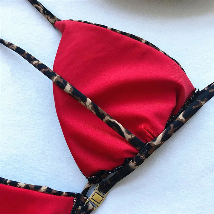 W&W Mode | Luxus Sommer Bikini Set Sexy Tier Leopard