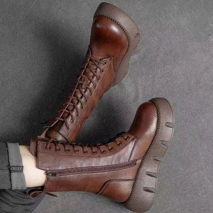 W&W Mode – Stylische Stiefel mit hoher Sohle