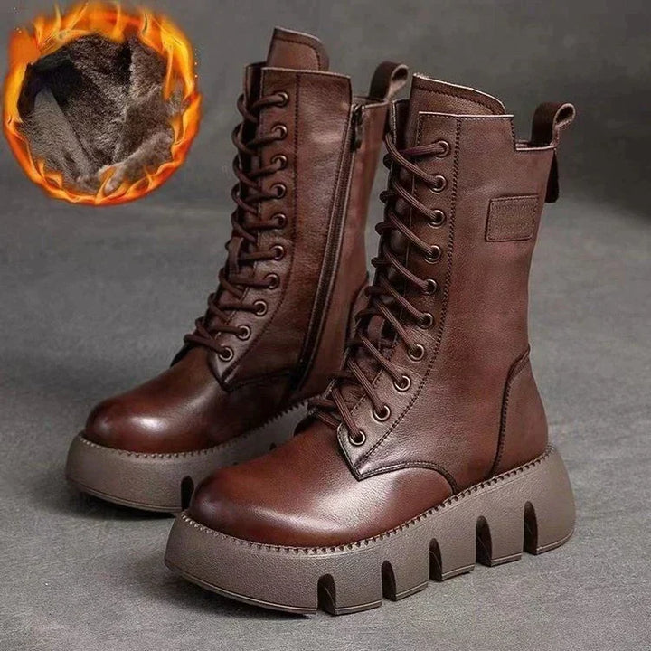 W&W Mode – Stylische Stiefel mit hoher Sohle