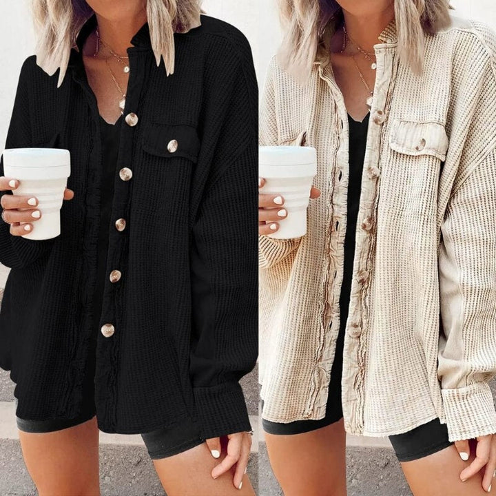 W&W Mode Stylische Frühlings Strickjacke