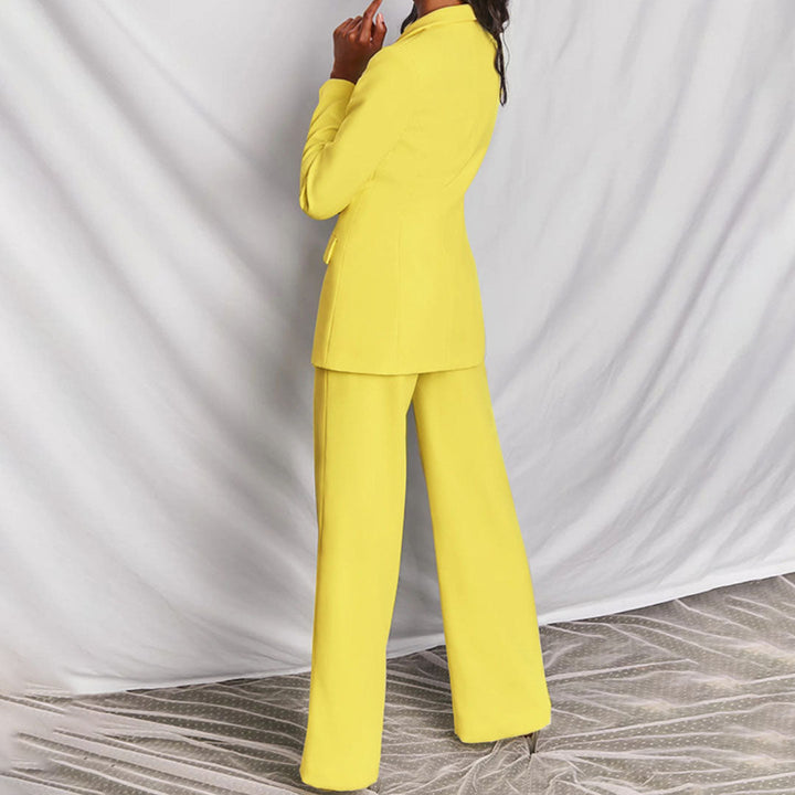 W&W Mode | Elegante Blazer Und Hosen Satz