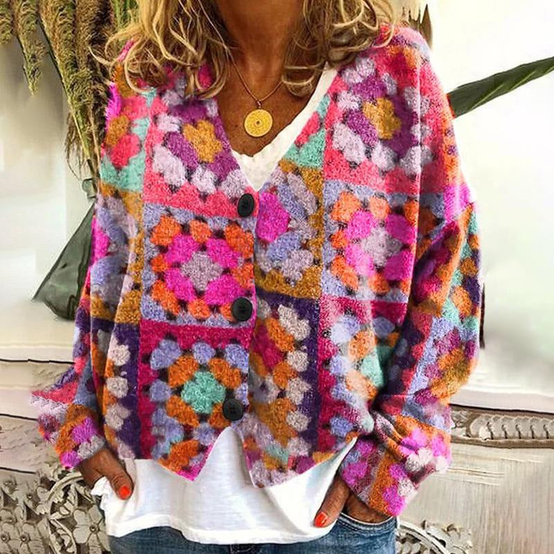 W&W Mode - Damen-Cardigans mit einzigartigem Aufdruck