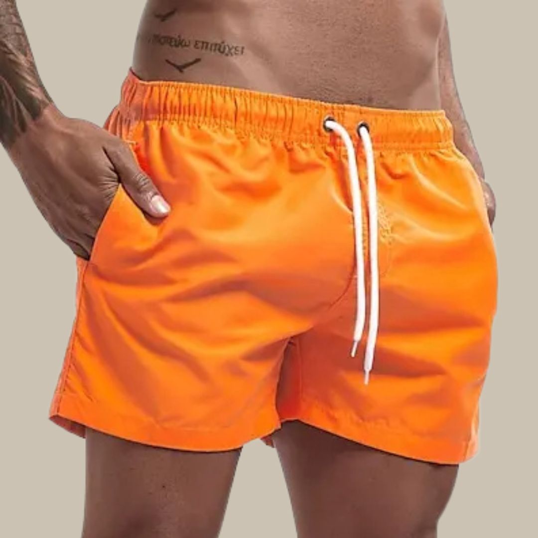 W&W Mode | Badeshorts Mit Kordelzug Und Taschen Für Herren