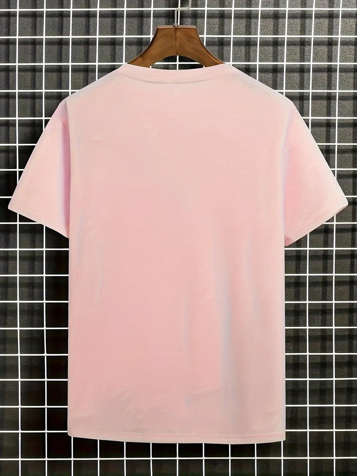 W&W Mode | Herren T-shirt Blumen Und Wellen Design