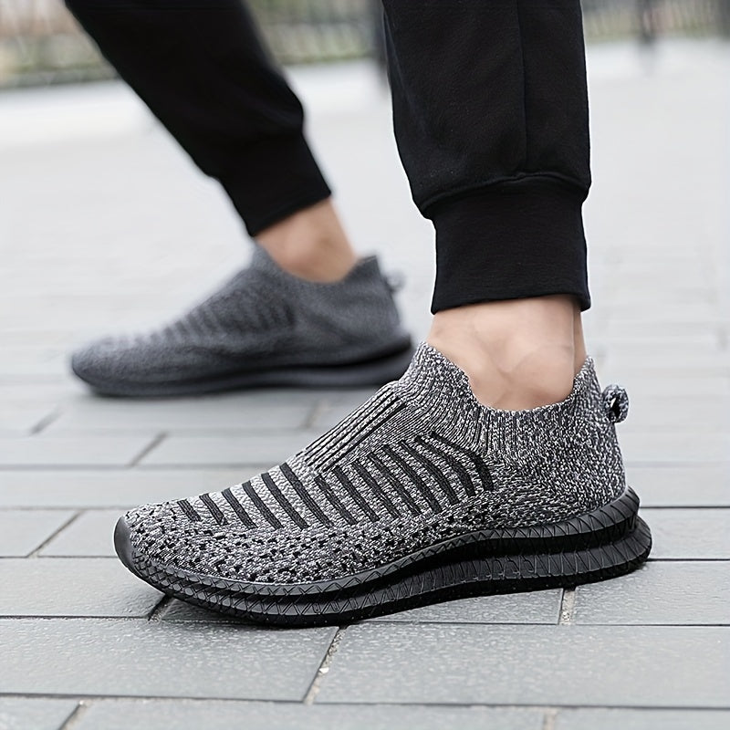 W&W Mode | Atmungsaktive Slip-On-Sneaker mit Strick-Obermaterial