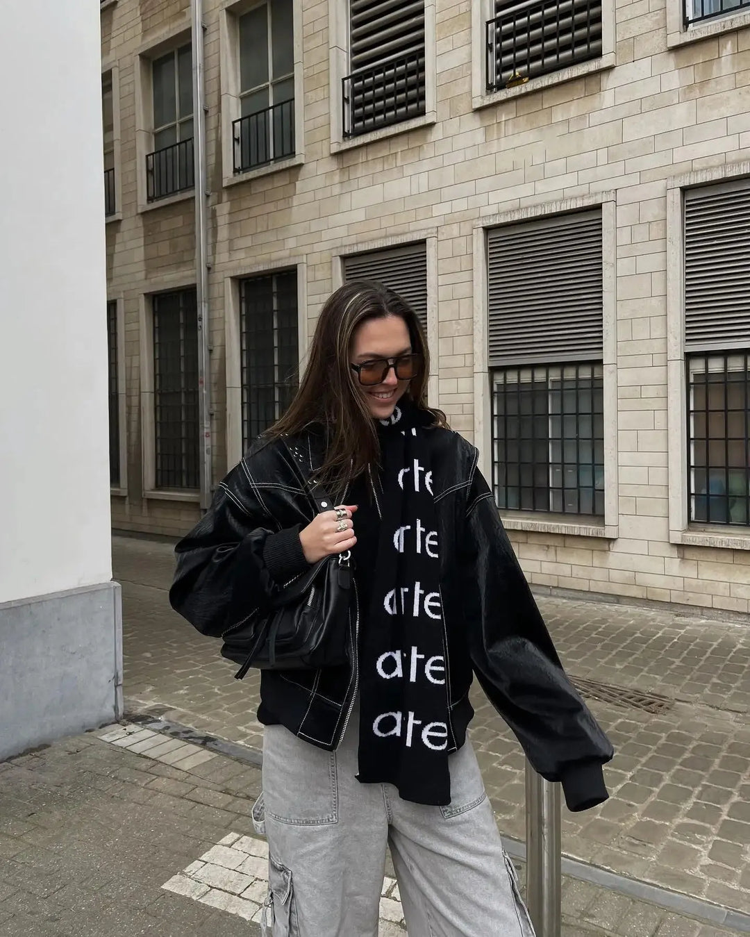 W&W Mode | Oversized Lederjacke für Damen | Trendy und Bequem