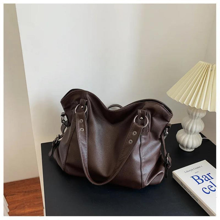 W&W Mode | Luxe Lederne Damen Schultertasche