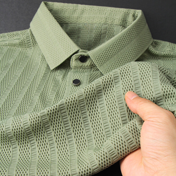 W&W Mode | Herren Poloshirt Aus Seide