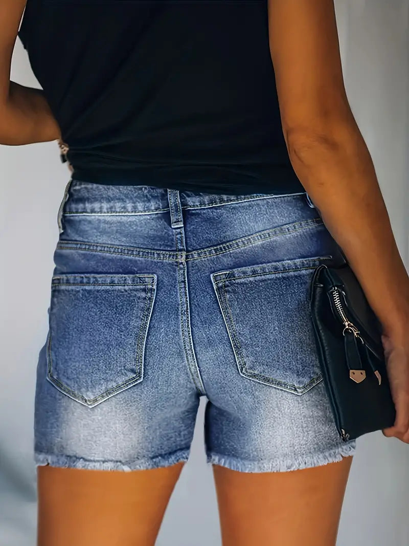 W&W Mode | Frühling/Sommer Ripp-Denim-Shorts