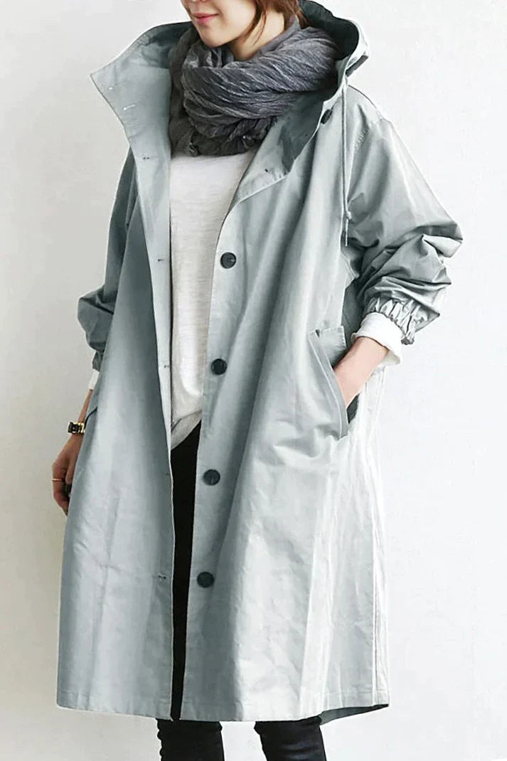 W&W Mode - Trenchcoat mit Kapuze