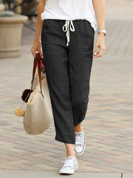 W&W Mode | Damen Bequeme Leinenhosen