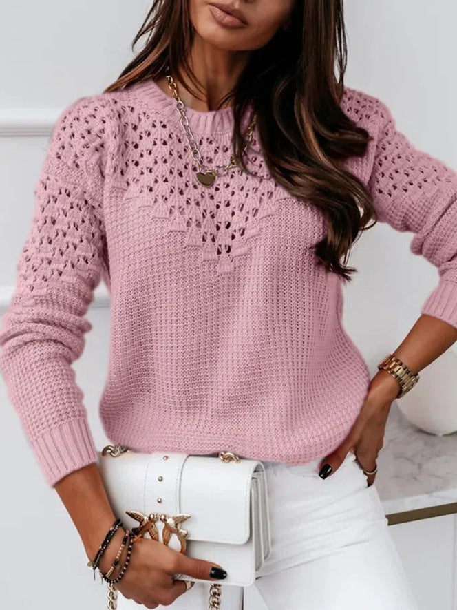 W&W Mode | Eleganter Hohlsaum Pullover