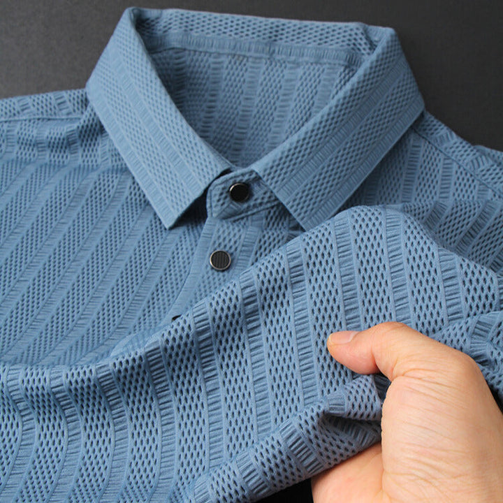 W&W Mode | Herren Poloshirt Aus Seide