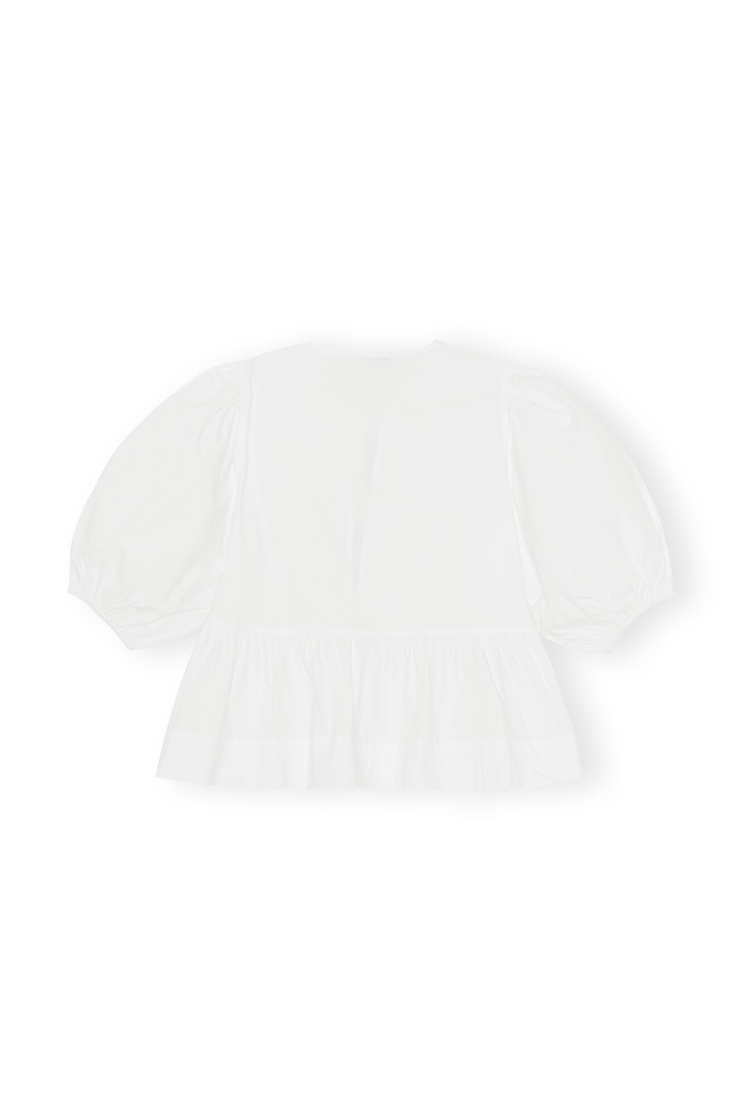 W&W Mode | Bluse mit Puffärmeln und Schleifendetail für Damen