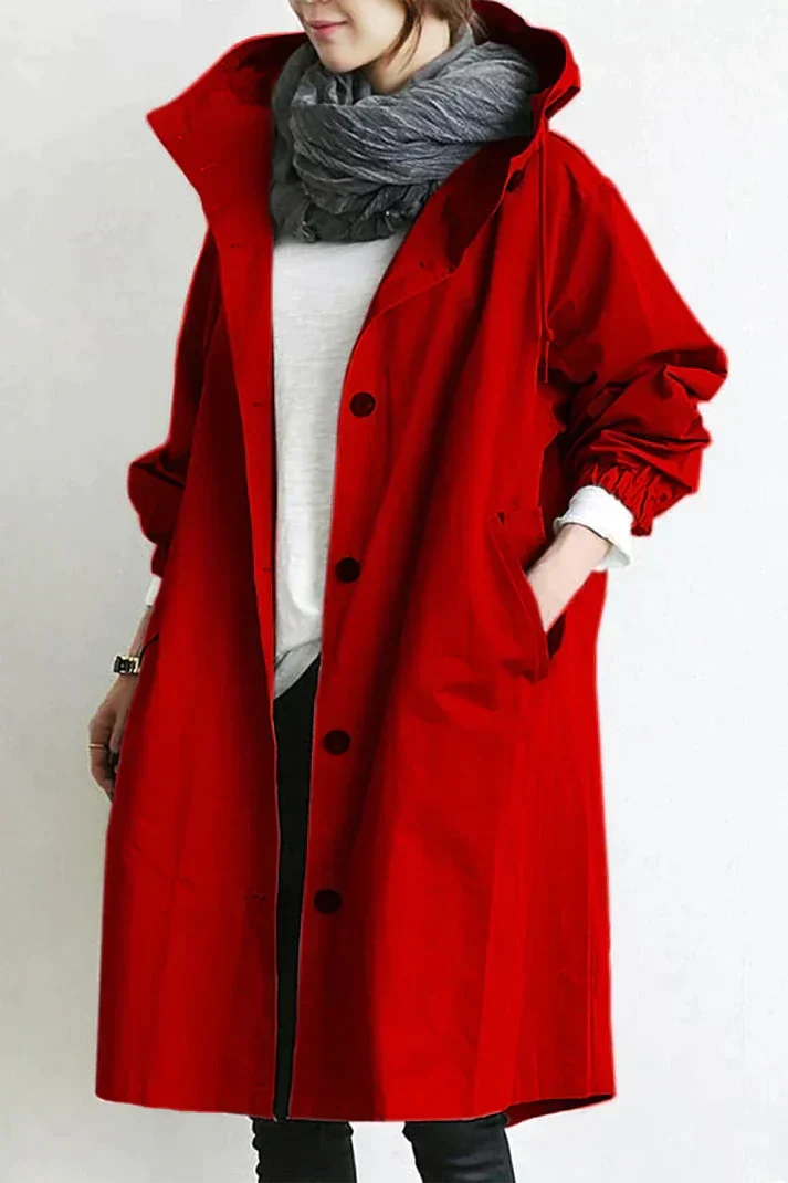 W&W Mode - Damen oversized leichter Trenchcoat für entspannten Chic