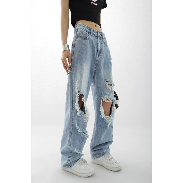 W&W Mode Damenjeans mit zerrissenen