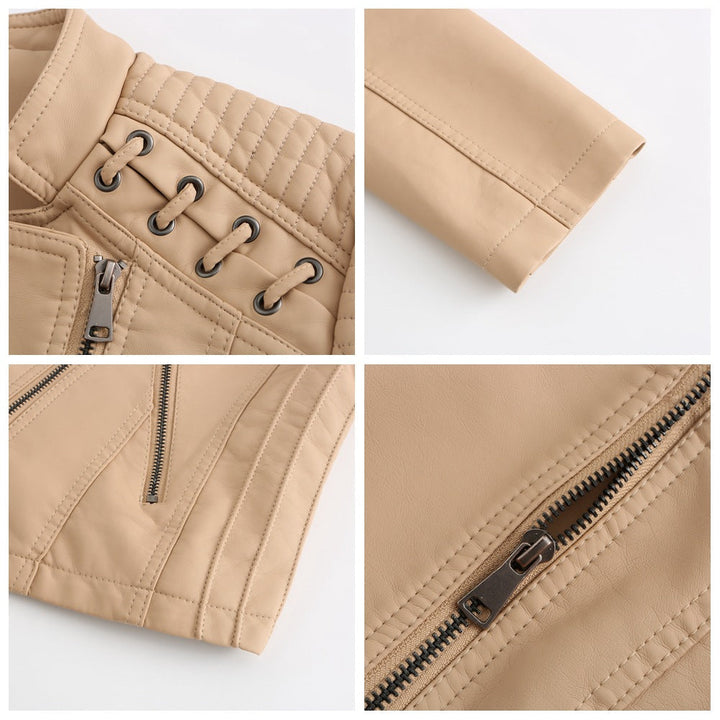 W&W Mode | Gewaschene Lammfell-Lederjacke