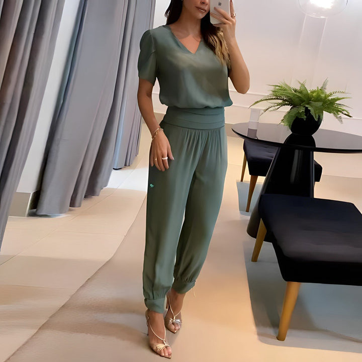 W&W Mode | Damen Bluse & Hose Set