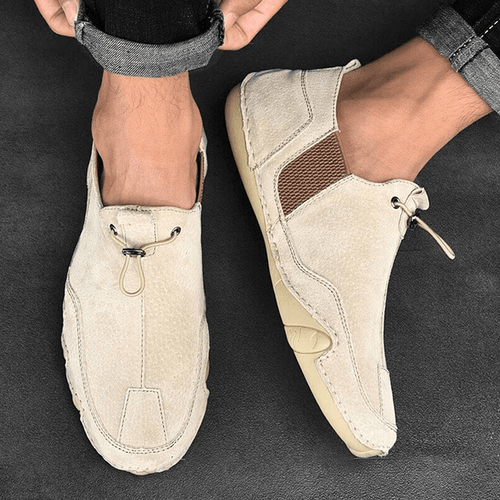 W&W Mode | Herren Schuhe Echtes Leder Herren Slipper Komfortabel & Trendy