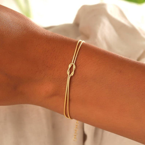 W&W Mode | Elegantes Liebesknoten Armband Für Damen