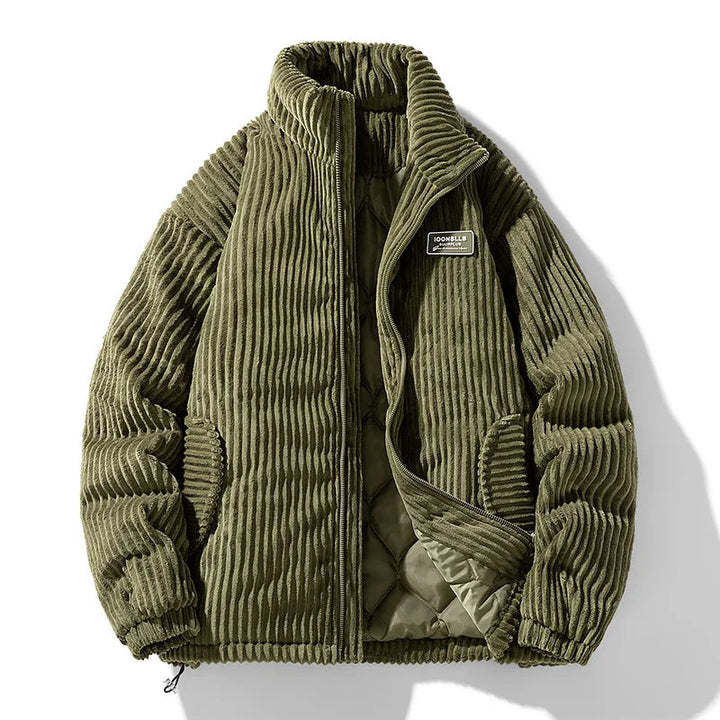 W&W Mode | Gestepptes Cord-Samt-Jacke – Stil & Komfort Für Damen