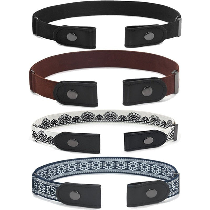 Asvel - Bequeme elastische Damengürtel ohne Schnalle - FashionWOLF
