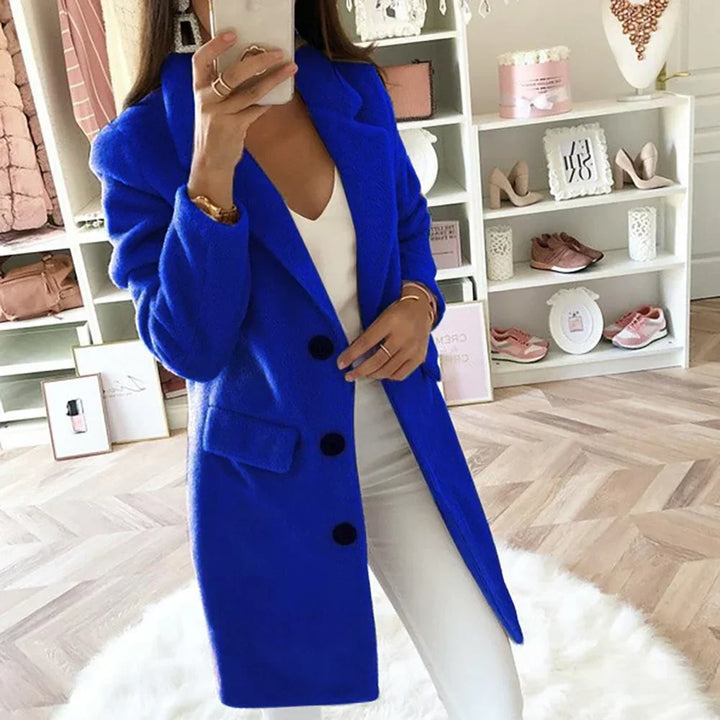 W&W Mode | Eleganter Langer Blazermantel