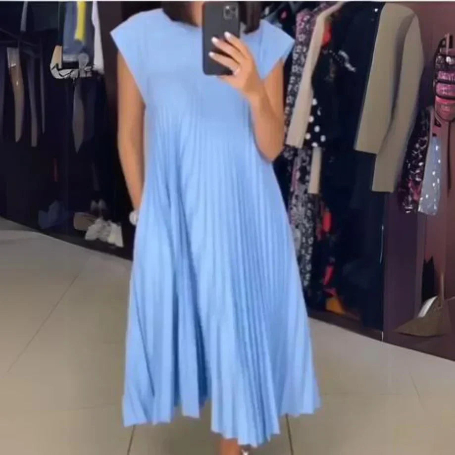 W&W Mode | Leichtes Und Frisches Plisseekleid