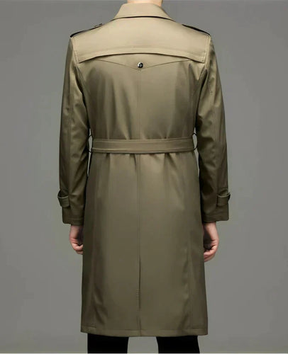 Herren-Trenchcoat mit stilvollem Kragen